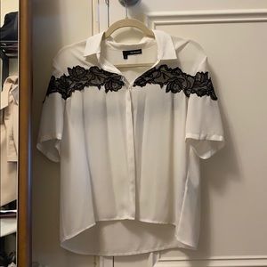 Kooples Blouse with Lace detail